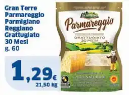 Sigma Gran terre parmareggio parmigiano reggiano grattugiato 30 mesl offerta
