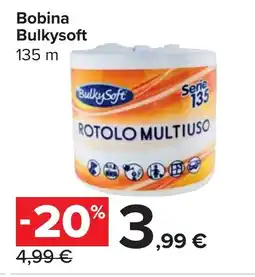 Carrefour Market Bobina Bulkysoft offerta