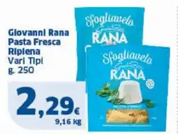 Sigma Giovanni rana pasta fresca riplena vari tipi offerta