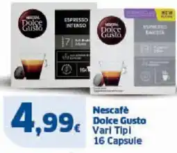 Sigma Nescafé dolce gusto vari tipi 16 capsule offerta