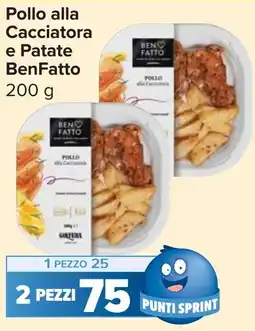 Carrefour Market Pollo alla Cacciatora e Patate BenFatto offerta