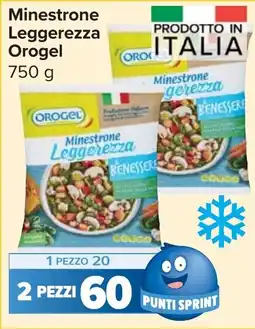 Carrefour Market Minestrone Leggerezza Orogel offerta