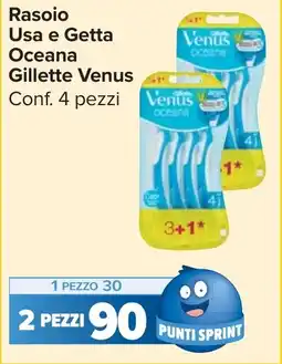 Carrefour Market Rasoio Usa e Getta Oceana Gillette Venus offerta