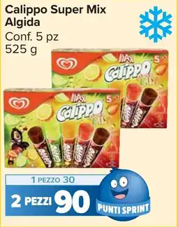 Carrefour Market Calippo Super Mix Algida offerta