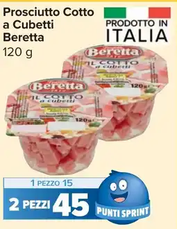 Carrefour Market Prosciutto Cotto a Cubetti Beretta offerta