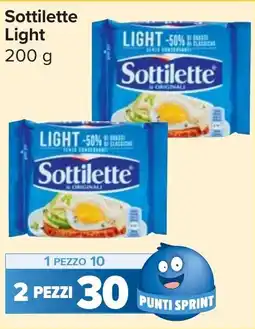 Carrefour Market Sottilette Light offerta