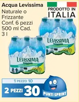 Carrefour Market Acqua Levissima offerta