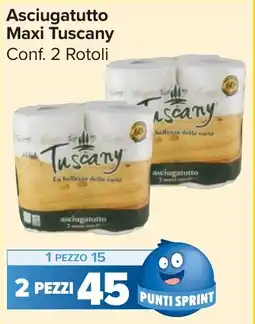 Carrefour Market Asciugatutto Maxi Tuscany offerta