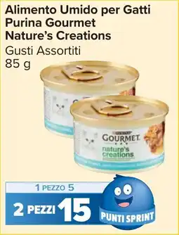 Carrefour Market Alimento Umido per Gatti Purina Gourmet Nature's Creations offerta