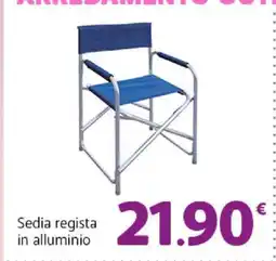 Famila Sedia regista in alluminio offerta