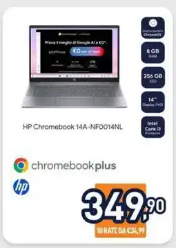 Unieuro HP Chromebook 14A-NF0014NL offerta