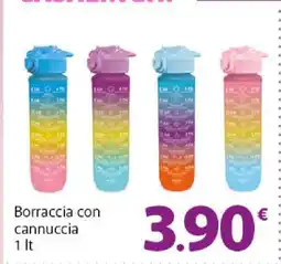 Famila Borraccia con cannuccia offerta