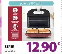 Famila BEPER tostiera offerta