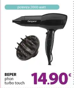 Famila BEPER phon turbo touch offerta