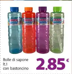 Famila Bolle di sapone lt.1 con bastoncino offerta