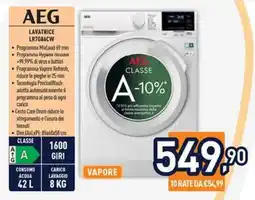 Unieuro AEG LAVATRICE LR7686CW offerta