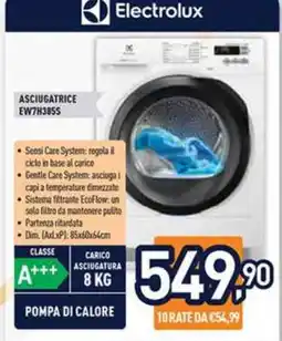 Unieuro Electrolux EW7H385S offerta