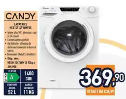 Unieuro CANDY LAVATRICE HES1414TWM51S offerta
