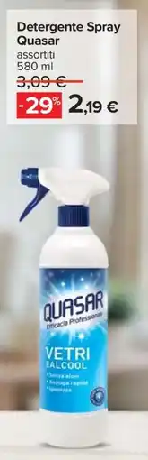 Carrefour Detergente Spray Quasar offerta