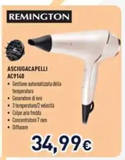 Unieuro REMINGTON ASCIUGACAPELLI AC9140 offerta