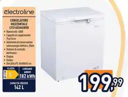 Unieuro Electroline Congelatore Orizzontale CFE145SH4WE0 offerta