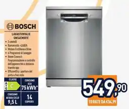 Unieuro BOSCH LAVASTOVIGLIE SMS4EMI01E offerta