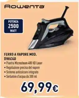Unieuro Rowenta Ferro a Vapore Mod. DW6340 offerta