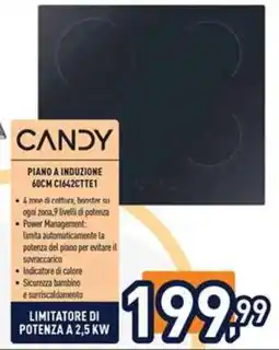 Unieuro CANDY PIANO A INDUZIONE 60CM C1642CTTE1 offerta