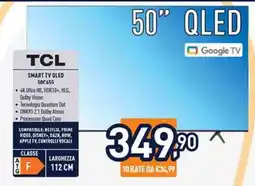 Unieuro TCL 50C455 50 QLED offerta