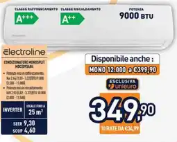 Unieuro Electroline Condizionatore Monosplit MDCE09A3B4 offerta