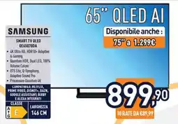Unieuro Samsung 65 QLED AI offerta