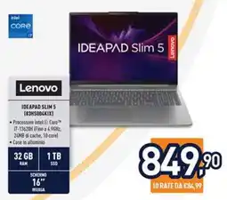 Unieuro Lenovo IDEAPAD SLIM 5 (83H5004KIX) offerta