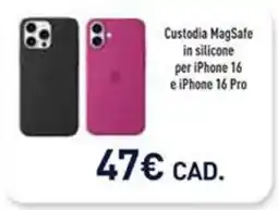 Unieuro Custodia MagSafe in silicone offerta