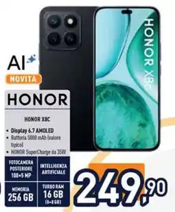 Unieuro HONOR X8C offerta
