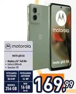 Unieuro motorola moto g55 5G offerta