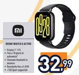 Unieuro REDMI WATCH 5 ACTIVE offerta