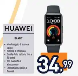 Unieuro HUAWEI BAND 9 offerta
