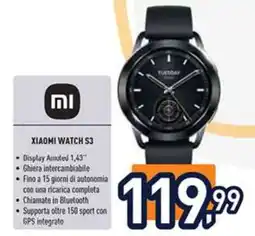 Unieuro Xiaomi Watch S3 offerta