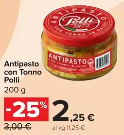 Carrefour Market Antipasto con Tonno Polli offerta