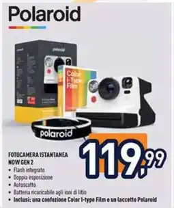 Unieuro Polaroid Fotocamera Istantanea Now Gen 2 offerta