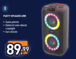 Unieuro PARTY SPEAKER 40W offerta