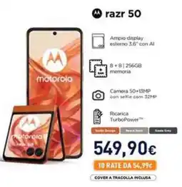 Unieuro Motorola Razr 50 offerta