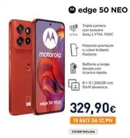Unieuro Motorola edge 50 NEO offerta
