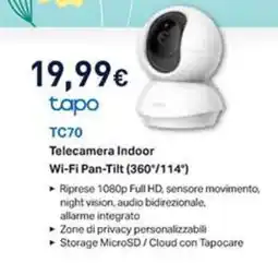Unieuro Tapo TC70 offerta