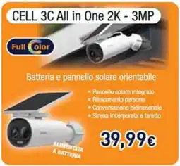 Unieuro CELL 3C All in One 2K - 3MP offerta