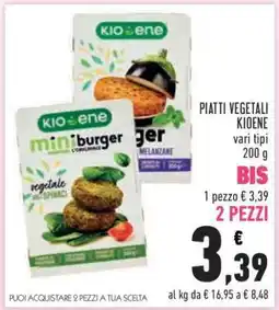 Conad PIATTI VEGETALI KIOENE offerta