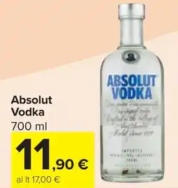 Carrefour Market Absolut Vodka offerta