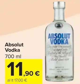 Carrefour Market Absolut Vodka offerta