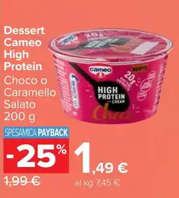 Carrefour Market Dessert Cameo High Protein offerta