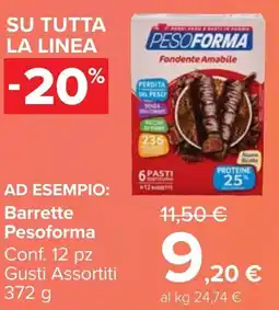 Carrefour Market Barrette Pesoforma offerta